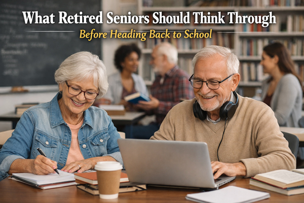 Retired Seniors Going Back To School